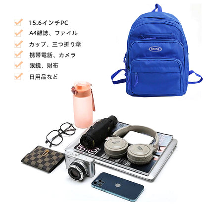 男女兼用 バックパック 大容量 軽量 リュック 防水 多機能 backpack  BS5001